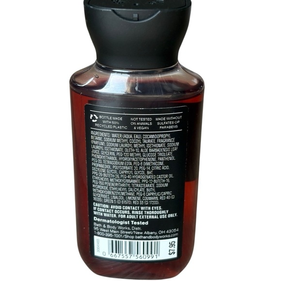 Bath & Body Works Bourbon 3 in 1 Hair Face Body Wash 3 oz - Picture 2 of 3